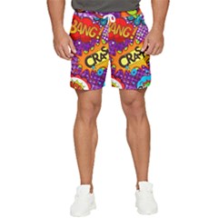 Crash Bang Adventure Time Art Boom Graffiti Men s Runner Shorts by Bedest