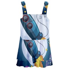 Spaceship Astronaut Space Kids  Layered Skirt Swimsuit by Hannah976