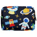 Space Seamless Pattern Cartoon Art Make Up Pouch (Medium) View2