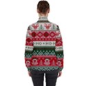 Ugly Sweater Merry Christmas  Women s High Neck Windbreaker View2