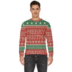 Merry Christmas  Pattern Men s Fleece Sweatshirt by artworkshop