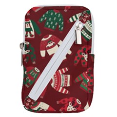 Ugly Sweater Wrapping Paper Belt Pouch Bag (small) by artworkshop