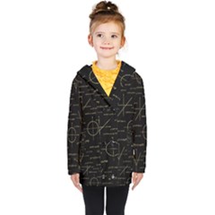 Abstract Math Pattern Kids  Double Breasted Button Coat by Hannah976