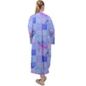 Seamless Pattern Pastel Galaxy Future Maxi Velvet Kimono View2