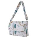 Pattern Sloth Woodland Full Print Messenger Bag (S) View1