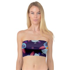 Owl Pattern Background Bandeau Top by Hannah976