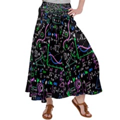 Math Linear Mathematics Education Circle Background Women s Satin Palazzo Pants by Hannah976