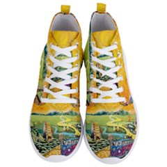 Grateful Dead Golden Road Men s Lightweight High Top Sneakers by Bedest