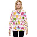 Tropical Fruits Berries Seamless Pattern Hidden Pocket Sweatshirt View1