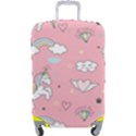 Cute Unicorn Seamless Pattern Luggage Cover (Large) View1