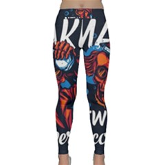 Make Devil Discovery  Classic Yoga Leggings by Saikumar