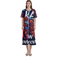 Make Devil Discovery  Women s Cotton Short Sleeve Night Gown by Saikumar