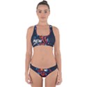 Make devil discovery  Cross Back Hipster Bikini Set View1