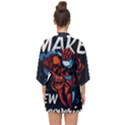 Make devil discovery  Half Sleeve Chiffon Kimono View2