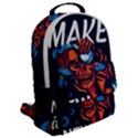 Make devil discovery  Flap Pocket Backpack (Large) View2