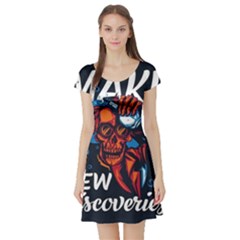 Dont Fear Short Sleeve Skater Dress by Saikumar