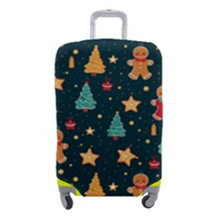 Winter Xmas Christmas Holiday Luggage Cover (small) by Ravend