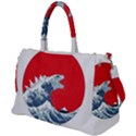 The Great Wave Of Kaiju Duffel Travel Bag View1