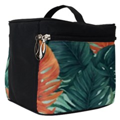 Green Tropical Leaves Make Up Travel Bag (small) by Jack14