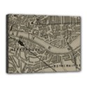 Vintage London Map Canvas 16  x 12  (Stretched) View1