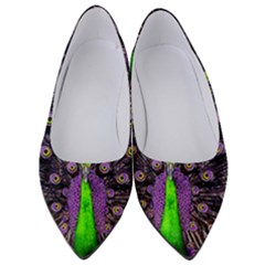 Peacock Bird Color Women s Low Heels by Cendanart