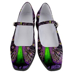 Peacock Bird Color Women s Mary Jane Shoes by Cendanart