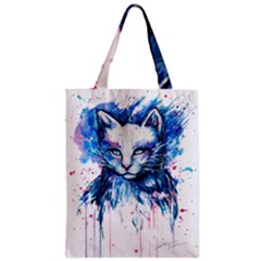 Cat Zipper Classic Tote Bag by saad11