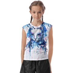 Cat Kids  Raglan Cap Sleeve T-shirt by saad11