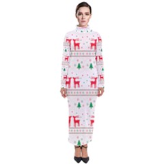 Christmas Turtleneck Maxi Dress by saad11