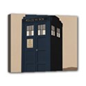 Tardis Doctor Who Minimal Minimalism Canvas 10  x 8  (Stretched) View1