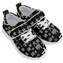 Japanese Basic Kanji Anime Dark Minimal Words Kids  Velcro Strap Shoes View3