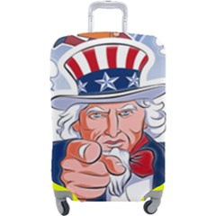 Independence Day United States Of America Luggage Cover (large) by Ket1n9