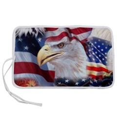 United States Of America Images Independence Day Pen Storage Case (l) by Ket1n9