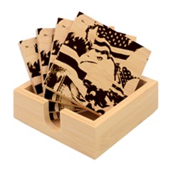 United States Of America Images Independence Day Bamboo Coaster Set by Ket1n9