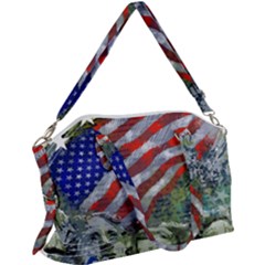 Usa United States Of America Images Independence Day Canvas Crossbody Bag by Ket1n9