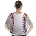 Baseball Batwing Chiffon Blouse View2