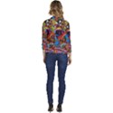 Art Color Dark Detail Monsters Psychedelic Women s Casual 3/4 Sleeve Spring Jacket View4