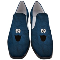 Funny Face Women Slip On Heel Loafers by Ket1n9