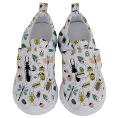 Insect Animal Pattern Kids  Velcro No Lace Shoes by Ket1n9