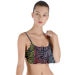 Circuit Board Seamless Patterns Set Layered Top Bikini Top  by Ket1n9