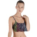 Circuit Board Seamless Patterns Set Layered Top Bikini Top  View1