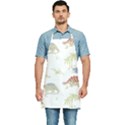 Dinosaur Art Pattern Kitchen Apron View1