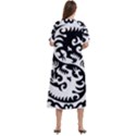 Ying Yang Tattoo Women s Cotton Short Sleeve Night Gown View4