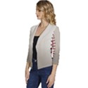 Baseball Women s Casual 3/4 Sleeve Spring Jacket View2