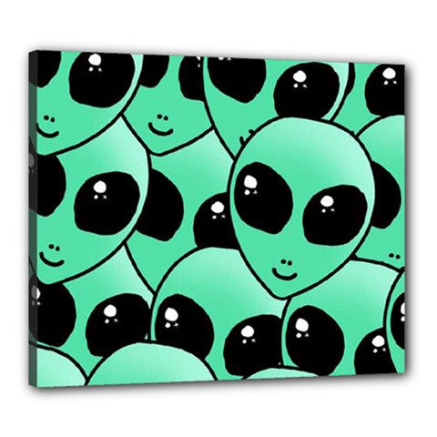 Art Alien Pattern Canvas 24  X 20  (stretched) by Ket1n9