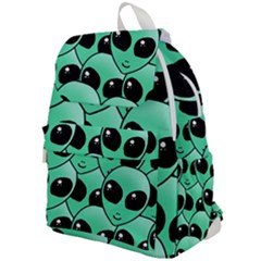 Art Alien Pattern Top Flap Backpack by Ket1n9