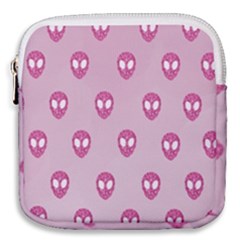 Alien Pattern Pink Mini Square Pouch by Ket1n9