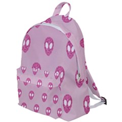 Alien Pattern Pink The Plain Backpack by Ket1n9