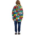 Snakes And Ladders Kids  Hooded Longline Puffer Jacket View4