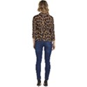 Tiger Skin Art Pattern Women s Casual 3/4 Sleeve Spring Jacket View4